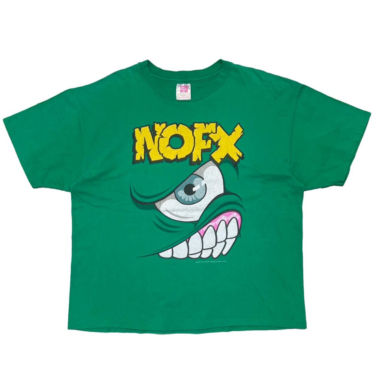 NOFX 1995 PUNK IN DRUBLIC GREEN Hanes XL 3006