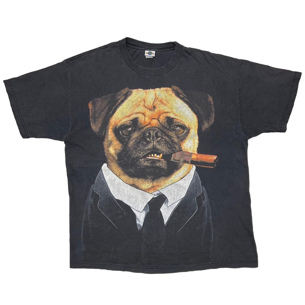 MEN IN BLACK SMOKING PUG universal studios LARGE 9614