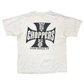 WEST COAST CHOPPERS IRON CROSS WHITE GILDAN LARGE 8192