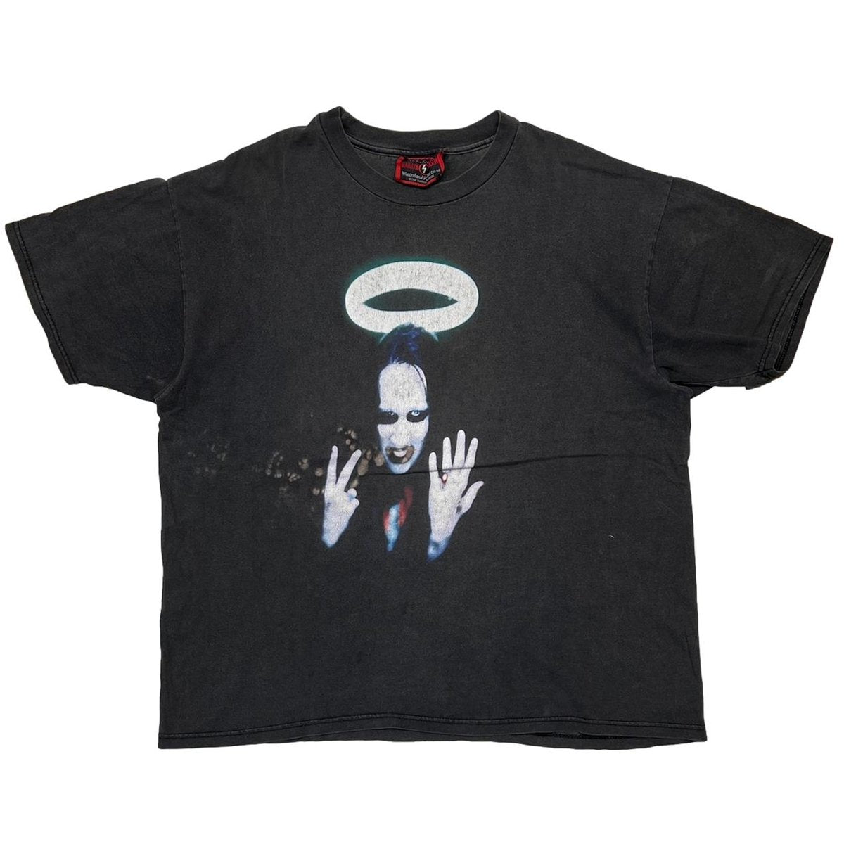 MARILYN MANSON MIDDLE FINGERS MANSON TAG FITS XL 9820