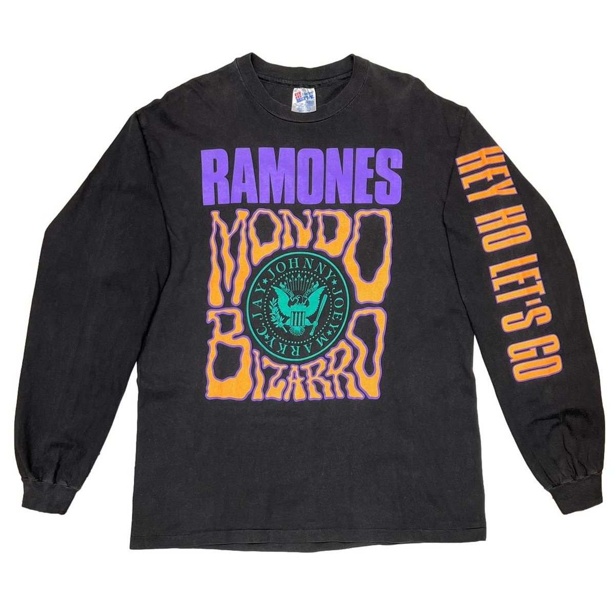 RAMONES MONDO BIZARRO LS HANES LARGE 5073