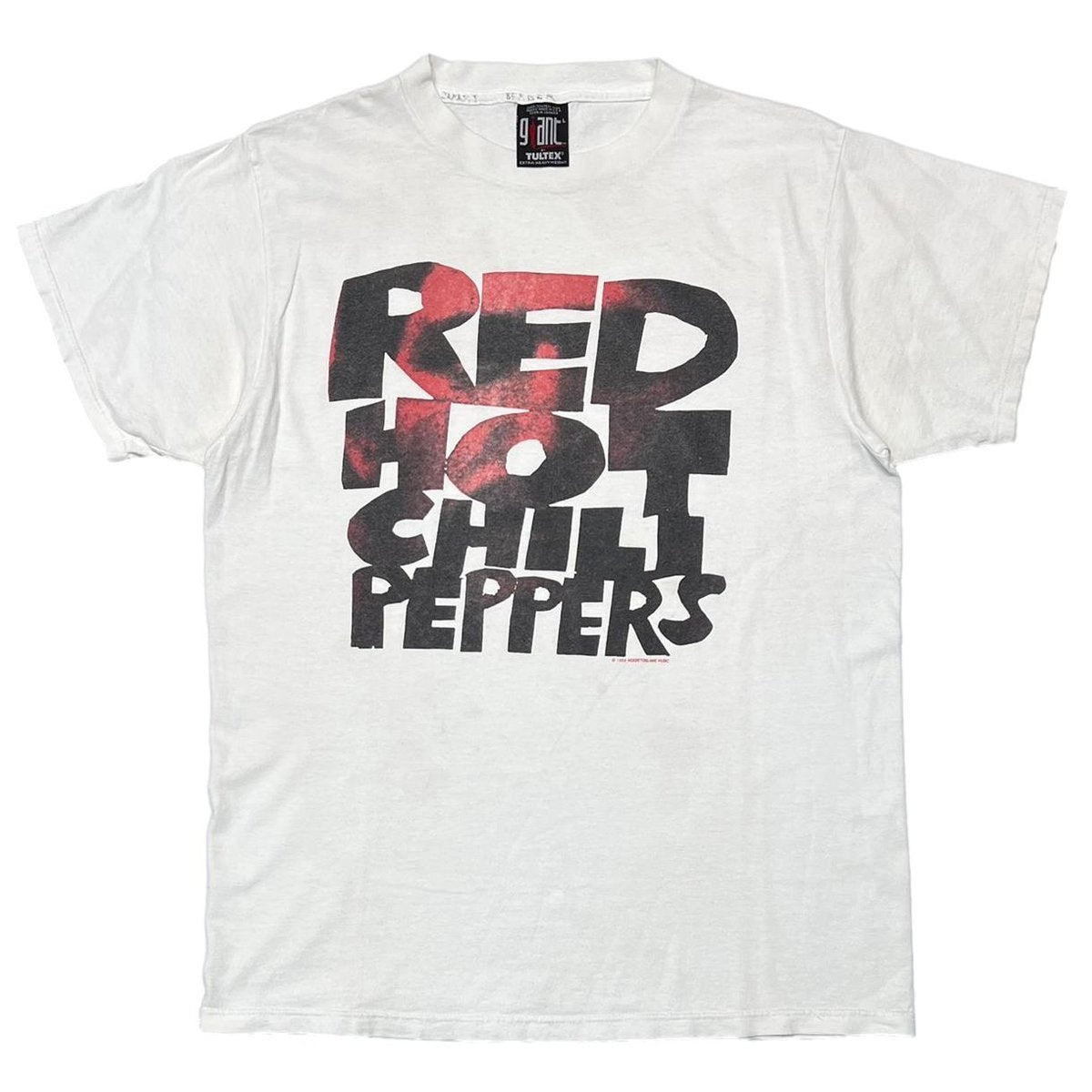 RED HOT CHILI PEPPERS ONE HOT MINUTE TORONTO WHITE GIANT by TULTEX LARGE 9307