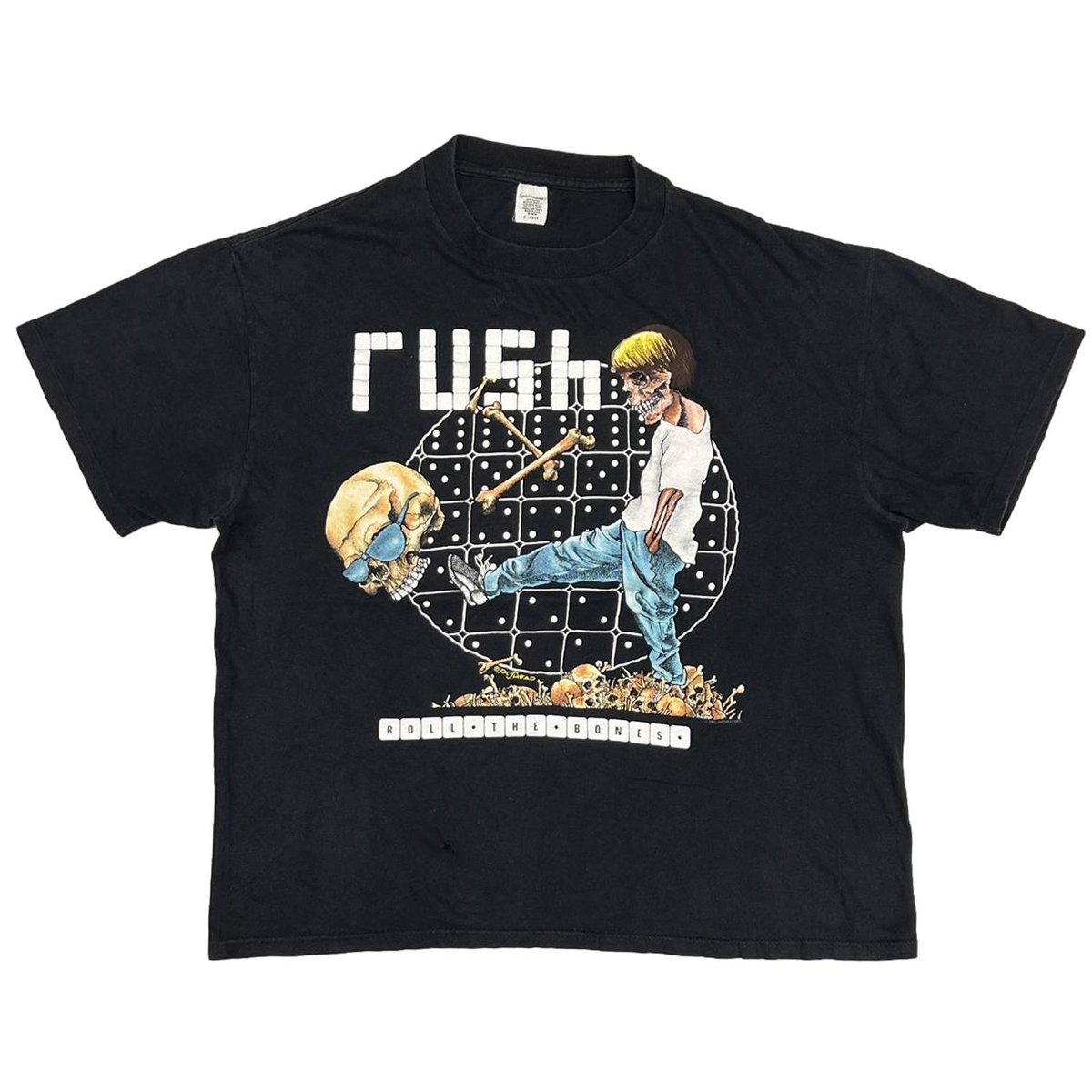 RUSH 1991 ROLL THE BONES PUSHEAD XL 4244