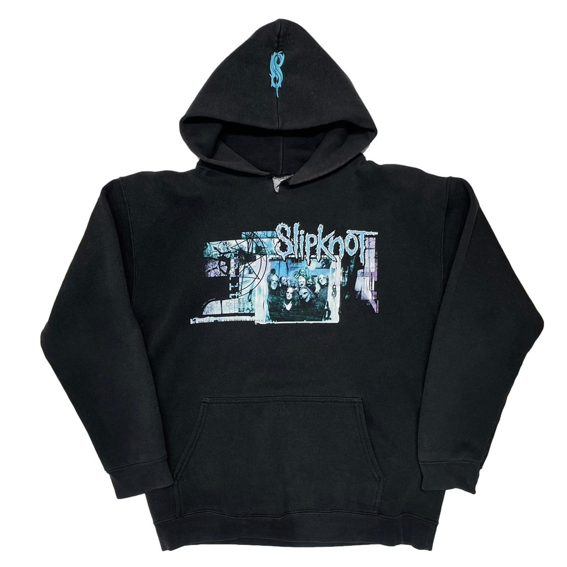 Slipknot 2004 BLUE MEMBER HOODIE MEDIUM 8715