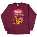 HOLE LIVE THROUGH THIS TOUR 1995 LS BORDEAUX FRUIT OF THE LOOM XL 0684