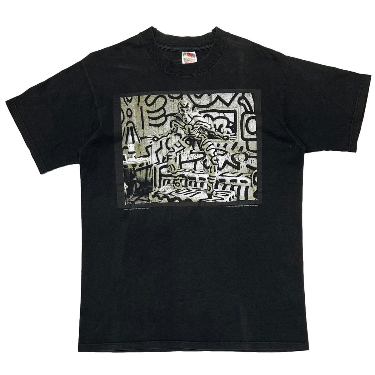 KEITH HARING 1992 ANNIE LEIBOVITZ FRUIT OF THE LOOM MEDIUM 4012