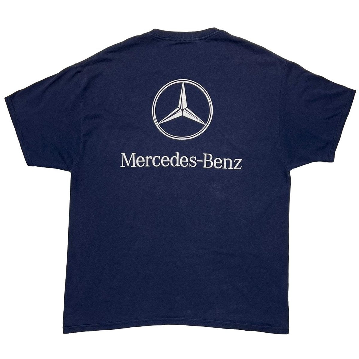 MERCEDES-BENZ LOGO POCKET TEE NAVY FITS LARGE 2997