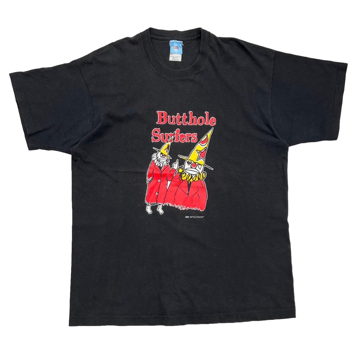BUTHOLE SURFERS 1995 THE HOLE TRUTH AND NOTHING BUTT BLACK FRUIT OF THE LOOM XL 5050