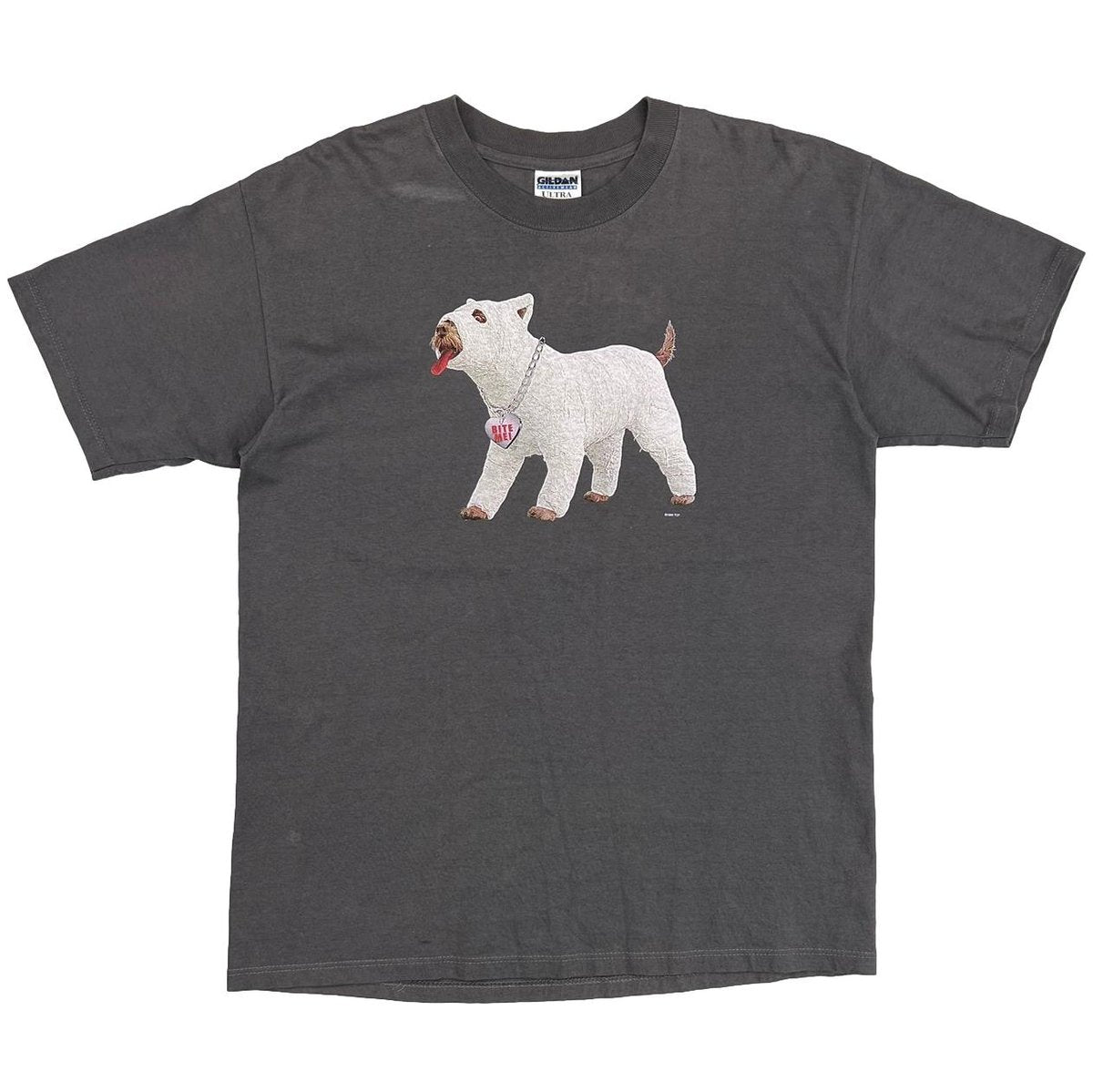THERE'S SOMETHING ABOUT MARY 1998 DOG Puffy メリーに首ったけ CHARCOAL GILDAN LARGE 4353
