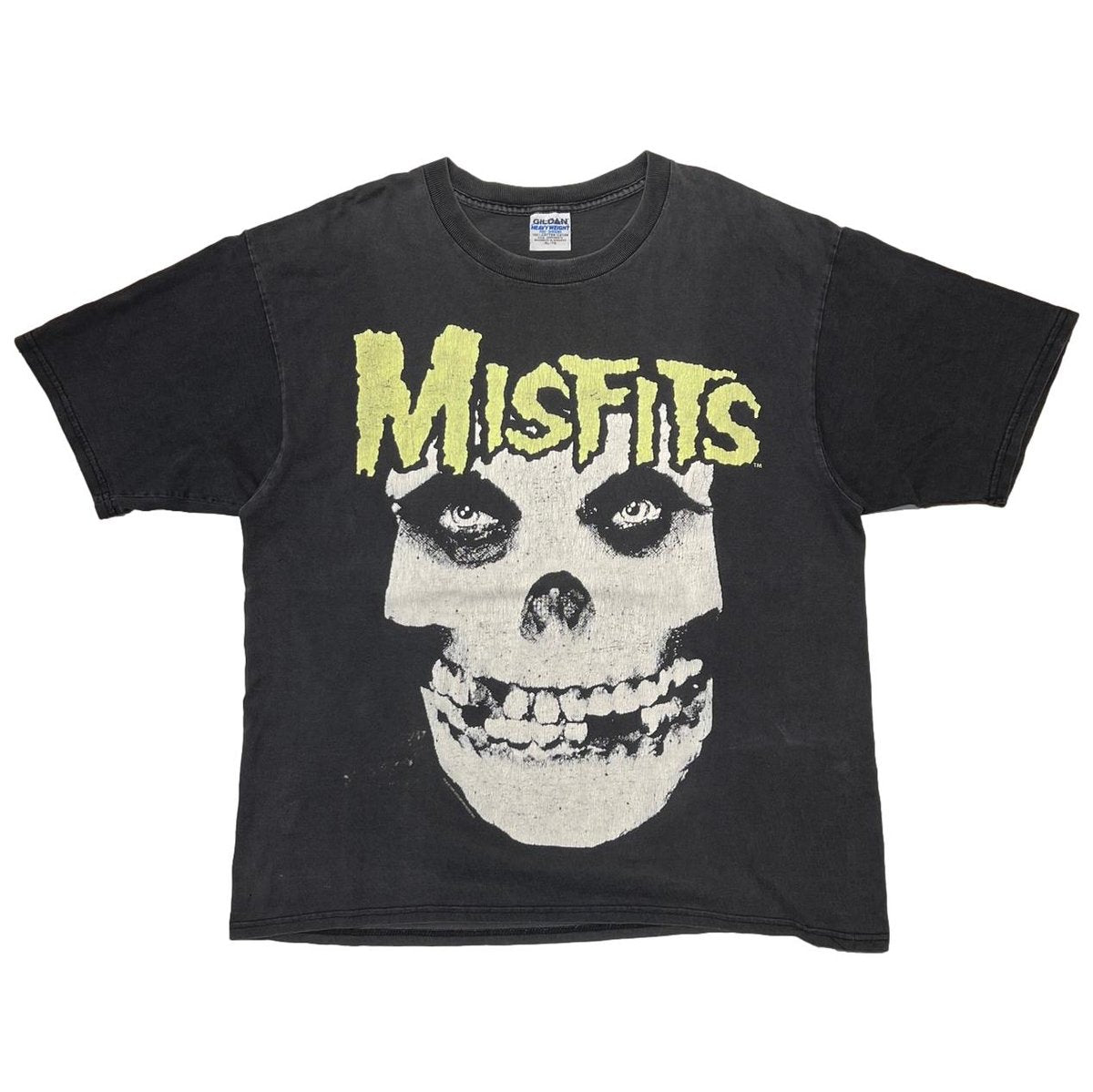 MISFITS BIG SKULL GREEN TEXT EAST COAST TOUR 1996 GILDAN XL 4616