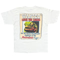 Budweiser 1998 WANTED LOUIE THE LIZARD WHITE GILDAN LARGE 5872