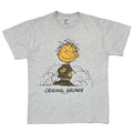 PEANUTS ORIGINAL GRUNGE ASH GREY ANVIL LARGE 6813