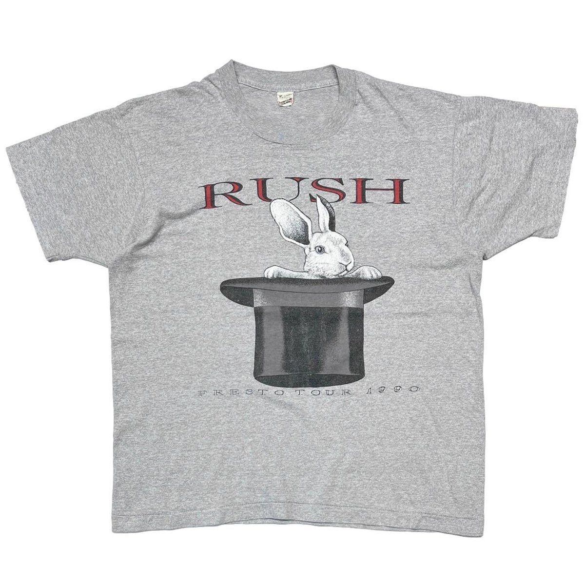 RUSH PRESTO TOUR 1990 ASH GREY SCREEN STARS XL 2282