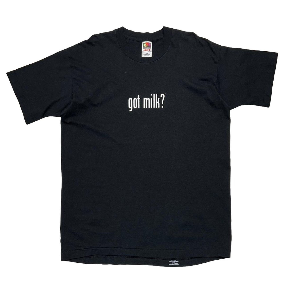 OLD&VINTAGE got milk? FRUIT OF THE LOOM XL 4715