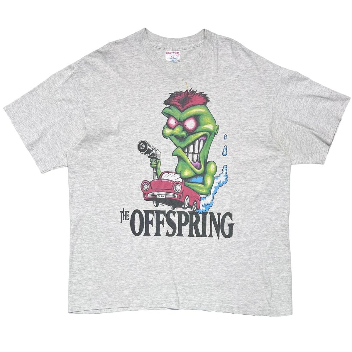 THE OFFSPRING 1994 BAD HABIT STUPID DUMBSHIT GODDAM MOTHERFUCKER ASH GREY SOF TEE XL 8278