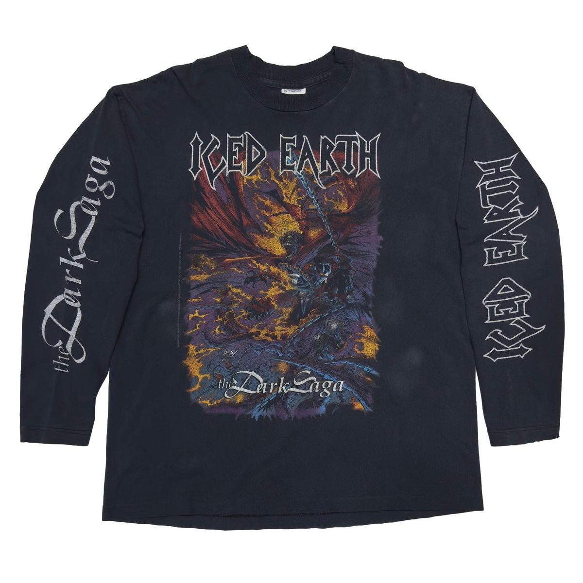 ICED EARTH 1996 THE DARK SAGA TOUR LS SCREEN STARS XL 5715