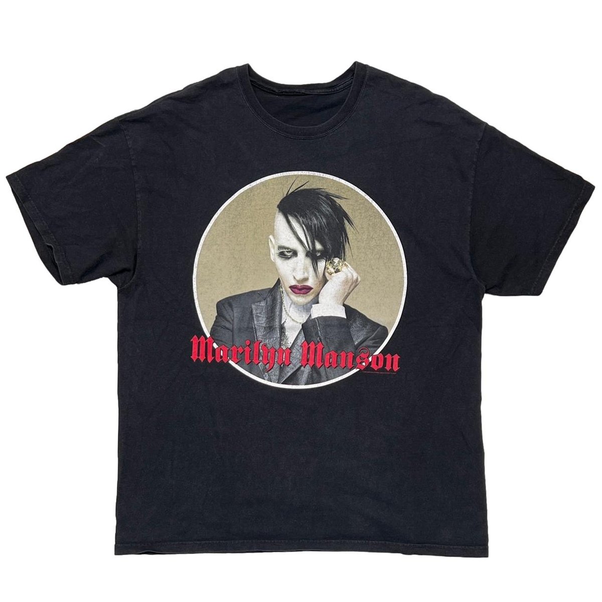 MARILYN MANSON 2004 AGAINST ALL GODS BACK MM FITS XL 8593