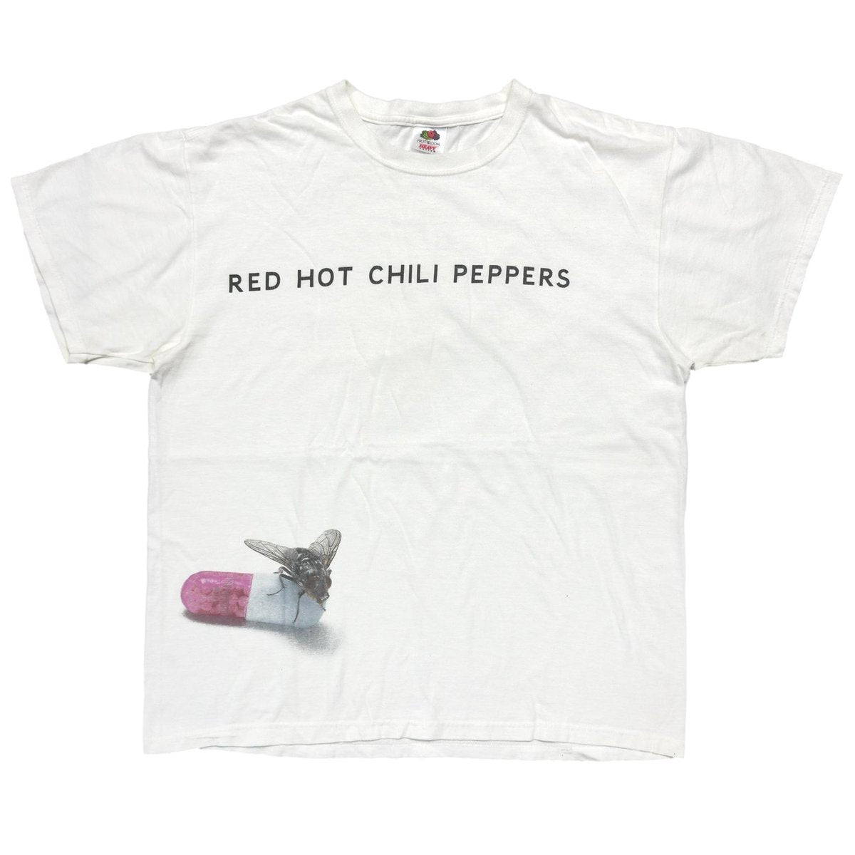 RED HOT CHILI PEPPERS I'M WITH YOU WHITE FRUIT OF THE LOOM LARGE 6646