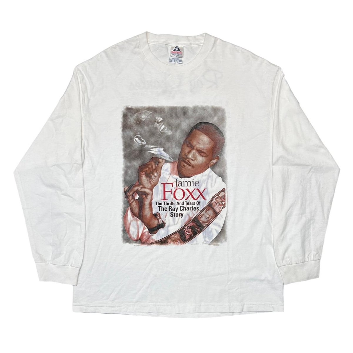 JAMIE FOXX The Ray Charles Story LS WHITE ALSTYLE XL 9592