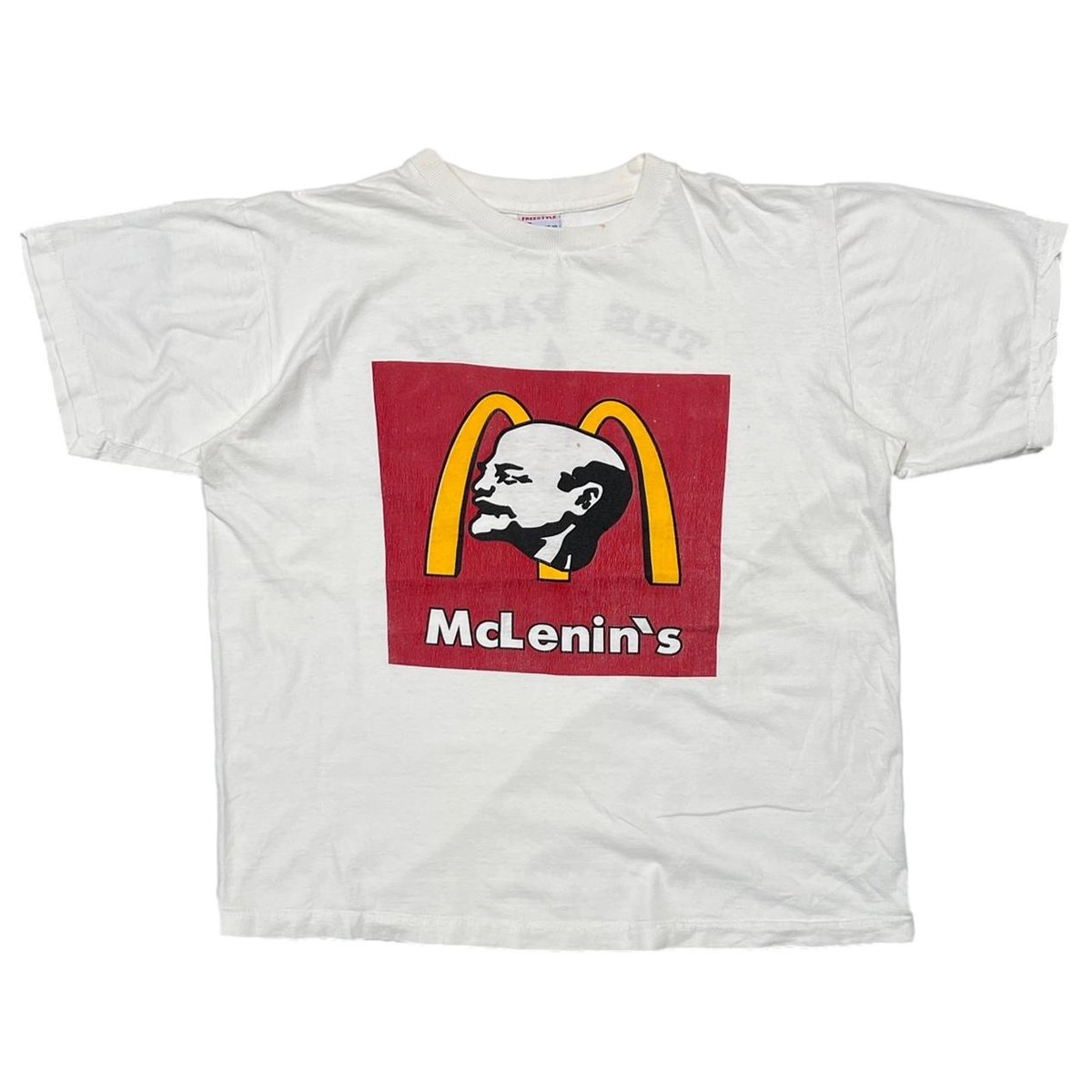 OLD & VINTAGE McLenin's LENIN McDonald's PARODY WHITE XL 9110