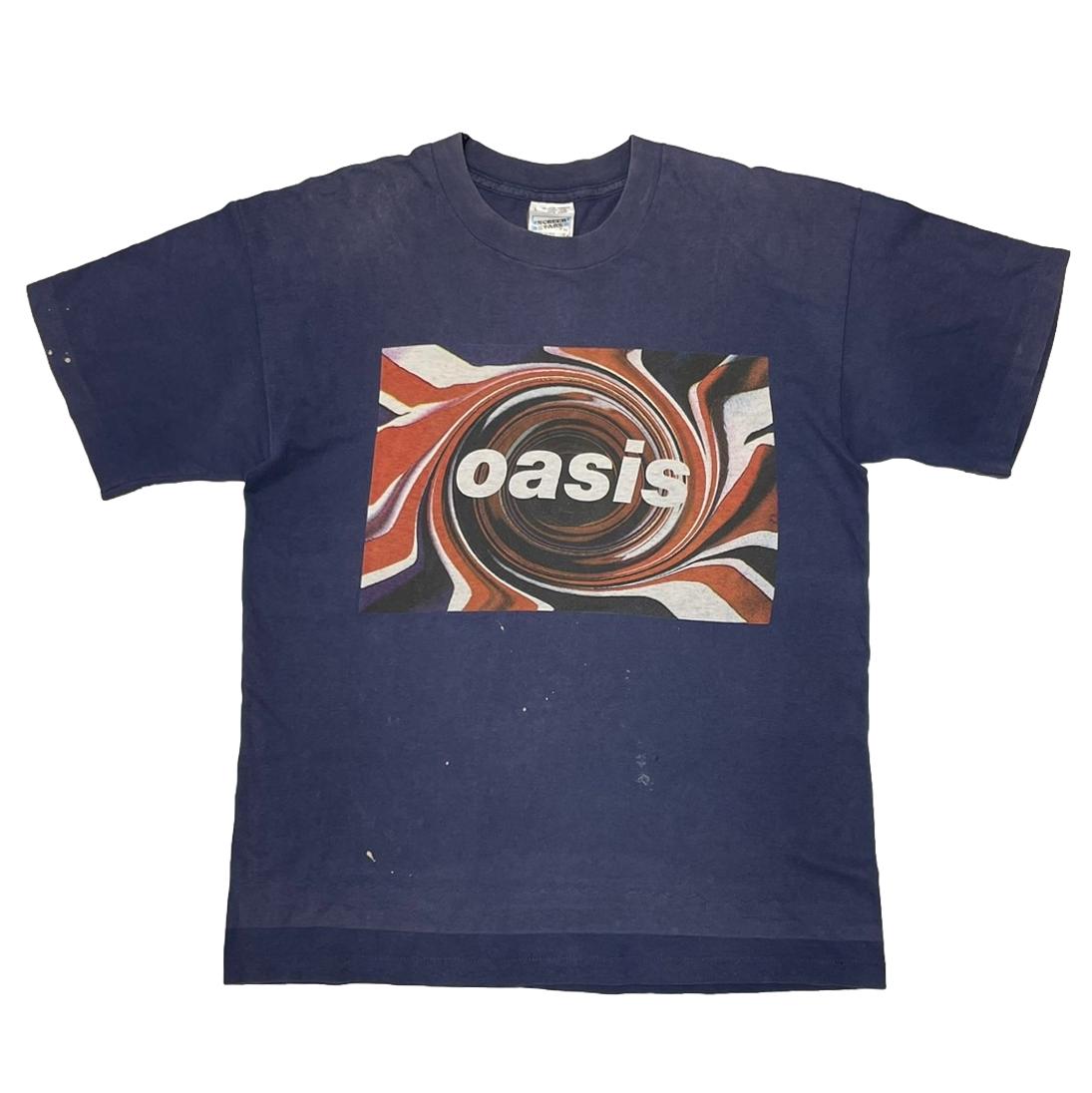 oasis FRONT BOX LOGO UNION JACK NAVY SCREEN STARS LARGE 8965