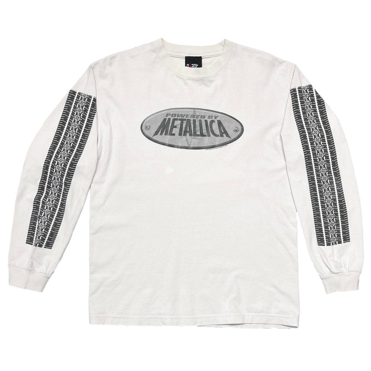 METALLICA 2002 POWERED BY METALLICA LS WHITE GIANT MEDIUM 3886