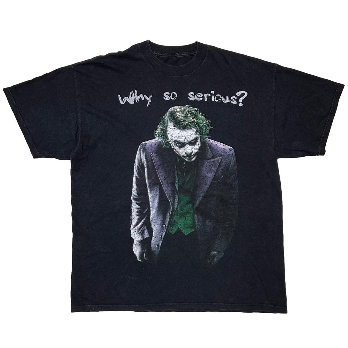 THE DARK KNIGHT JOKER Why so serious ? FITS XL 5127