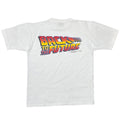BACK TO THE FUTURE LOGO DOUBLE SIDE UNIVERSAL STUDIOS FLORIDA WHITE XL 5125
