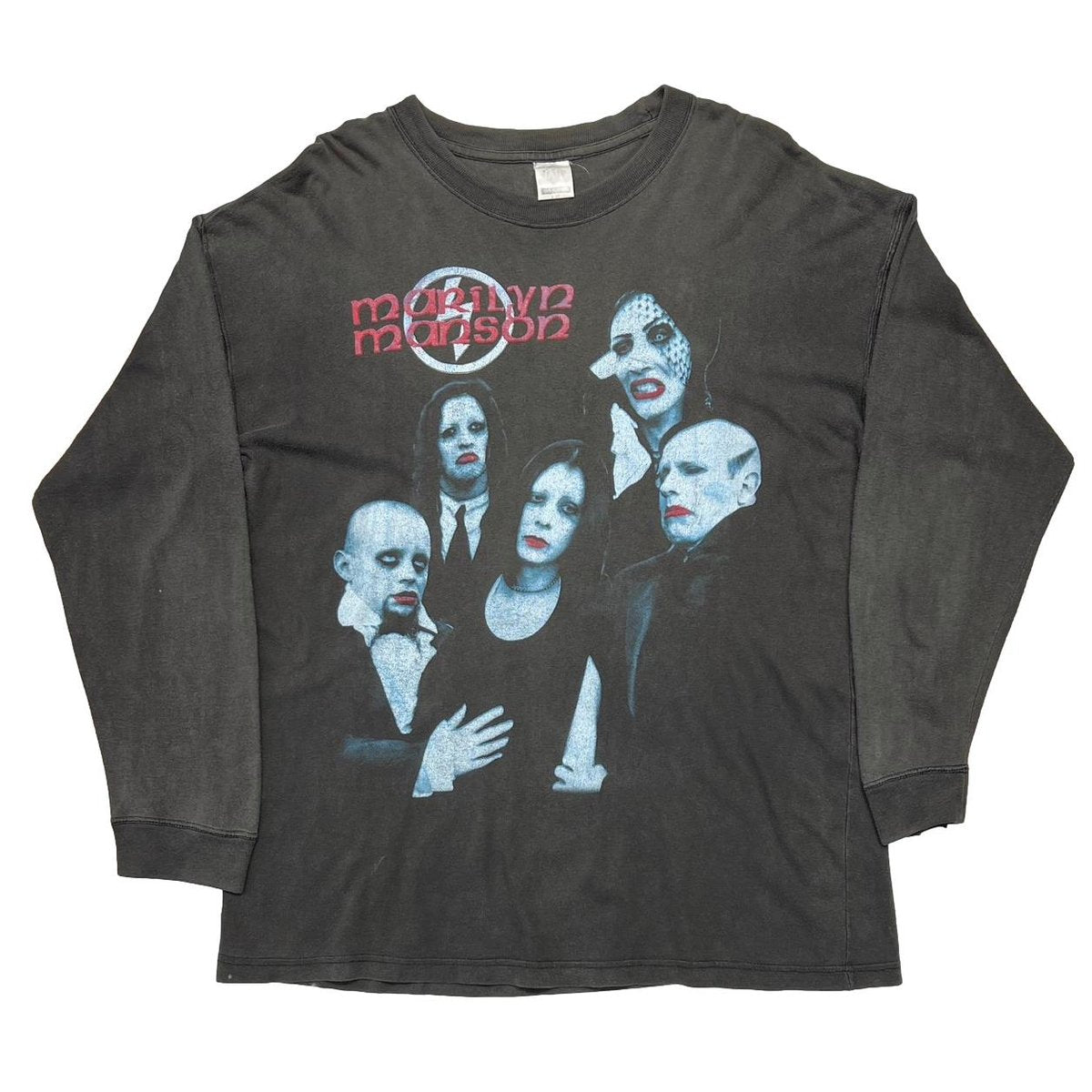 MARILYN MANSON BLUE MEMBER PRINT LS BOOTLEG EURO XXL 1927