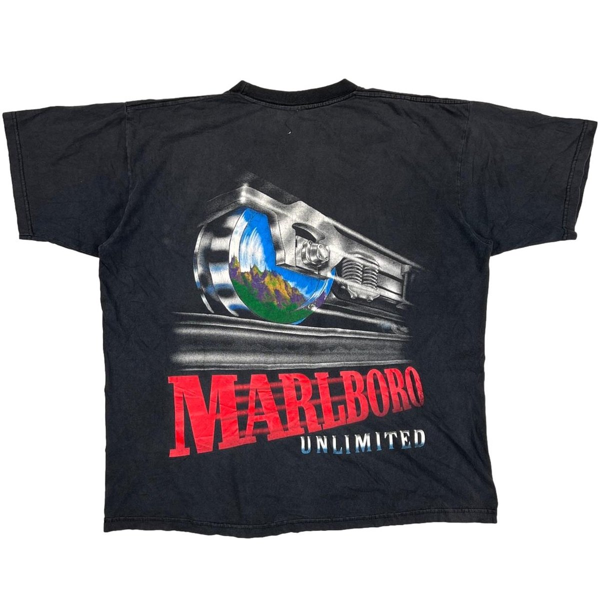 Marlboro UNLIMITED RAILROAD POCKET TEE FITS XL 3205