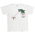 Budweiser 1997 LIZARD PRINTED POCKET WHITE anvil LARGE 2590