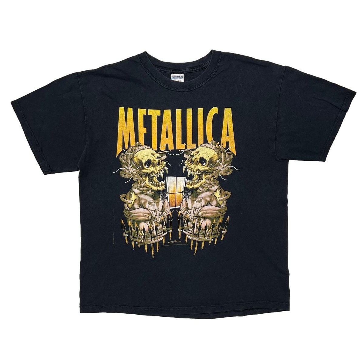 METALLICA 00s PUSHEAD TOUR GILDAN LARGE 9137