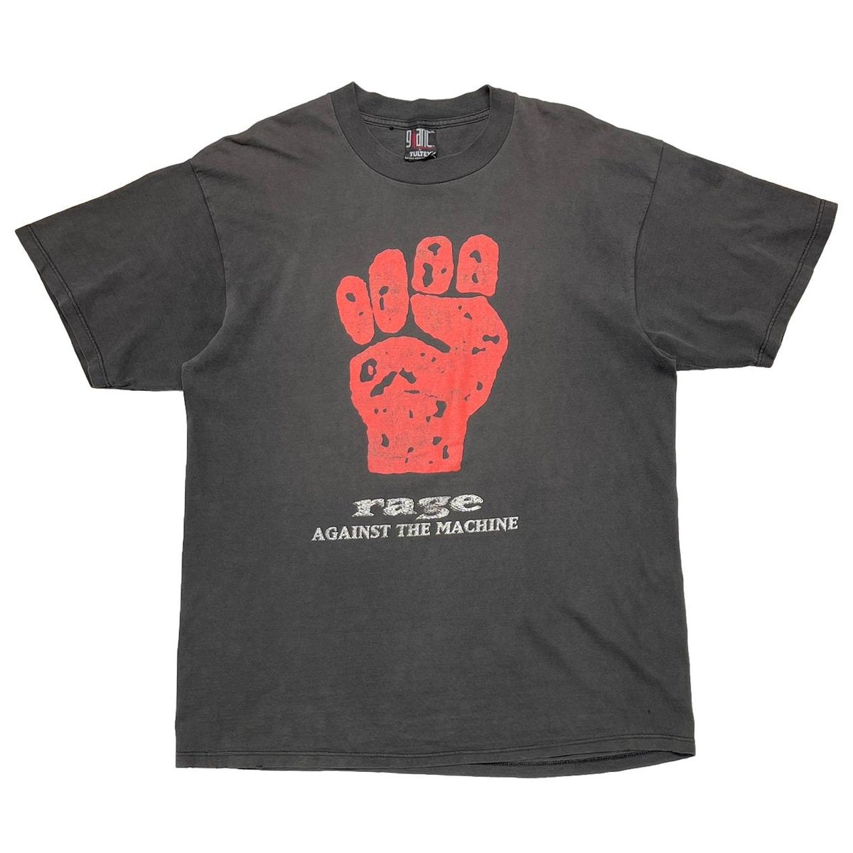 RAGE AGAINST THE MACHINE ANGRY FIST GINAT BY TULTEX XL 4728