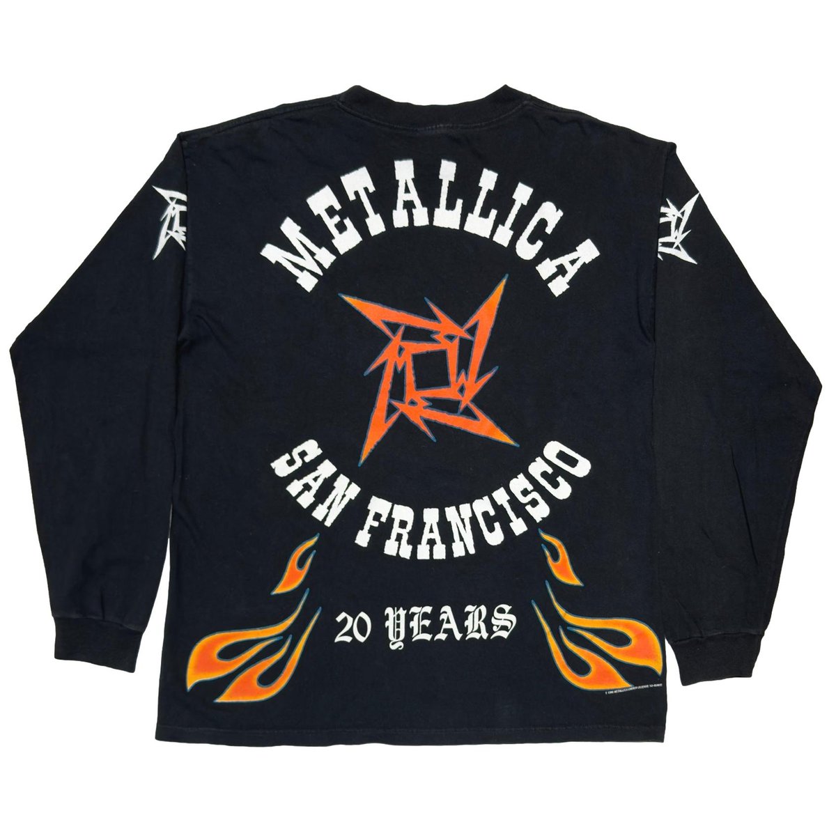 METALLICA 20 YEARS FLAME LS OPTIMA LARGE 3356