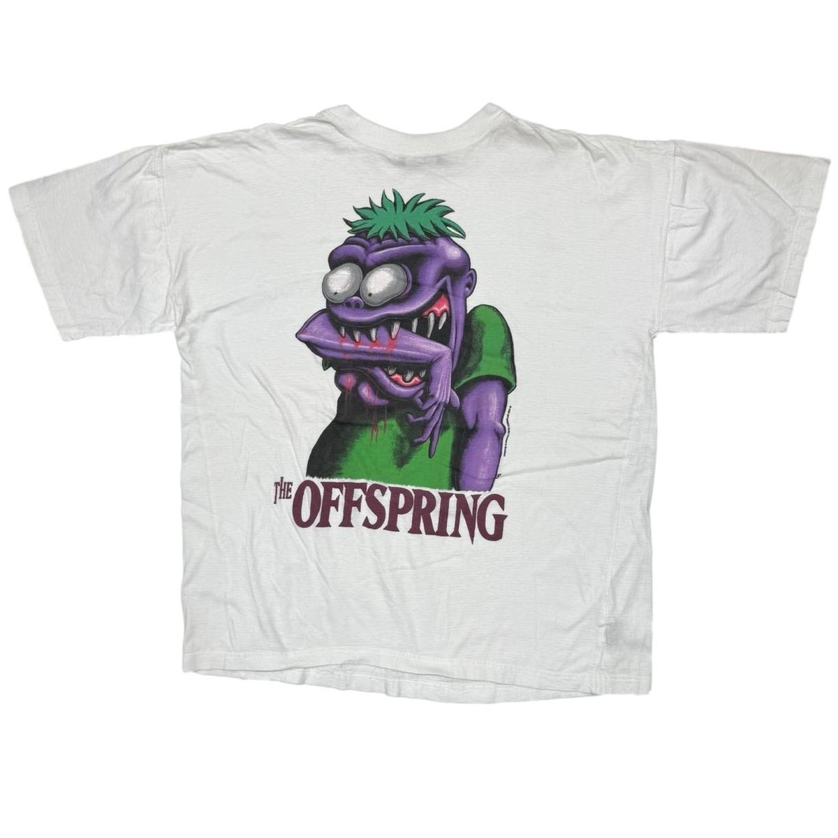 THE OFFSPRING BITE ME WHITE BROCKUM XL 3565