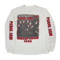 PEARL JAM YIELD TOUR 1998 BOOTLEG LS WHITE FRUIT OF THE LOOM XL 2096