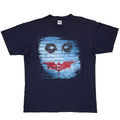 THE DARK KNIGHT JOKER WHY SO SERIOUS ? NAVY ANVIL LARGE 9499