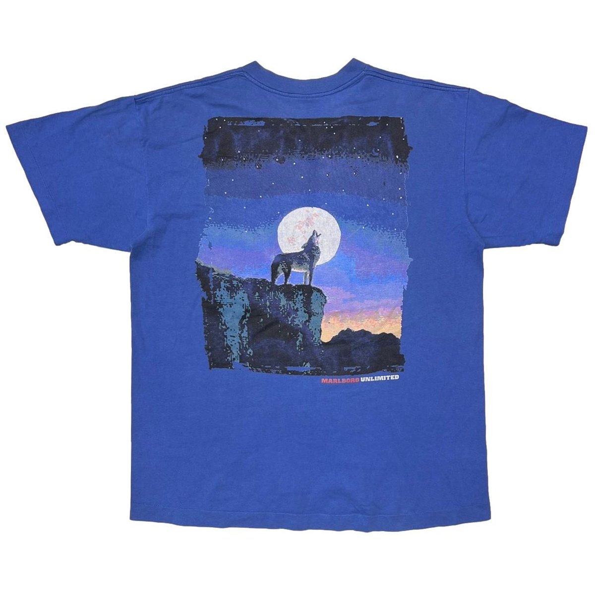 Marlboro UNLIMITED COYOTE POCKET TEE BLUE XL 6632