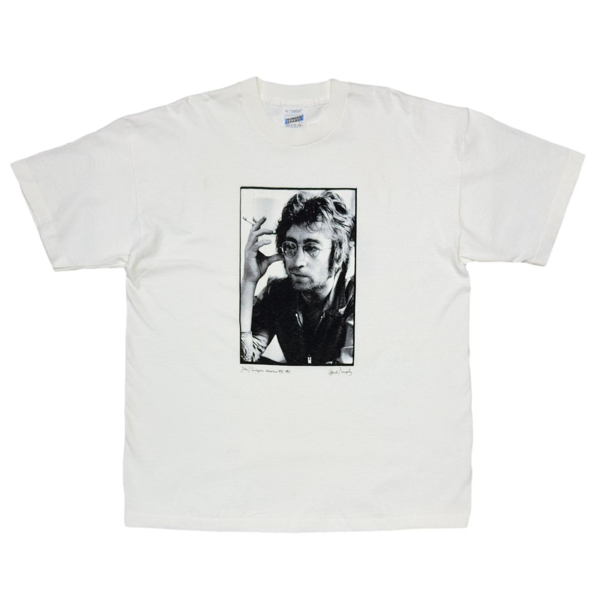 JOHN LENNON SPUD MURPHY PORTRAIT #2 TEE WHITE XL 1762