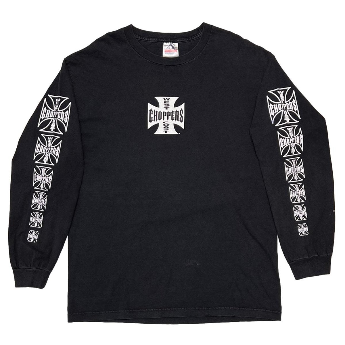WEST COAST CHOPPERS IRON CROSS LONG BEACH, LA LS ALSTYLE LARGE 8630