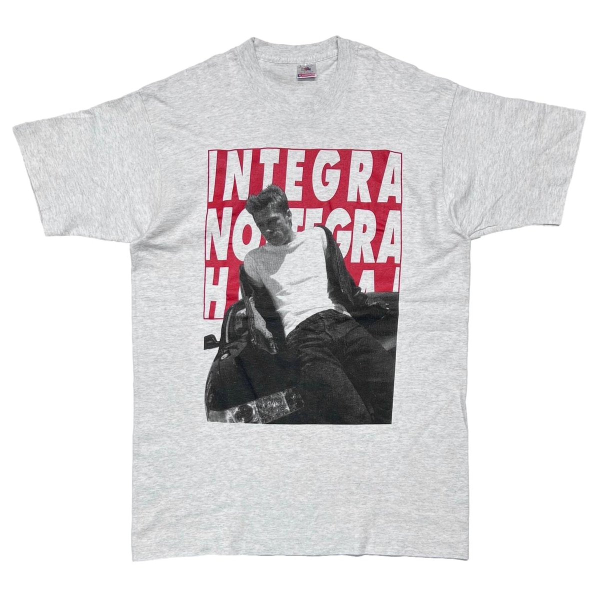 BRAD PITT HONDA INTEGRA PROMO ASH GREY FRUIT OF THE LOOM LARGE 4685