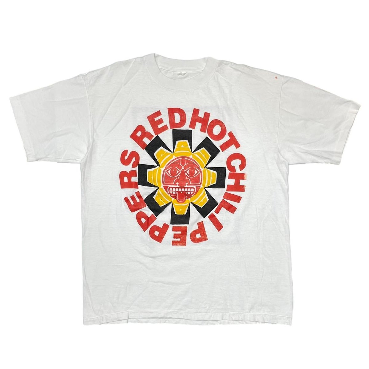 RED HOT CHILI PEPPERS Aztec LOLLAPALOOZA 1992 WHIE LARGE 5927