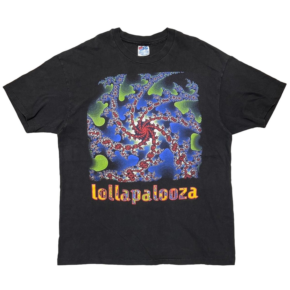 LOLLAPALOOZA 93' FESTIVAL BLACK HANES XL 0837