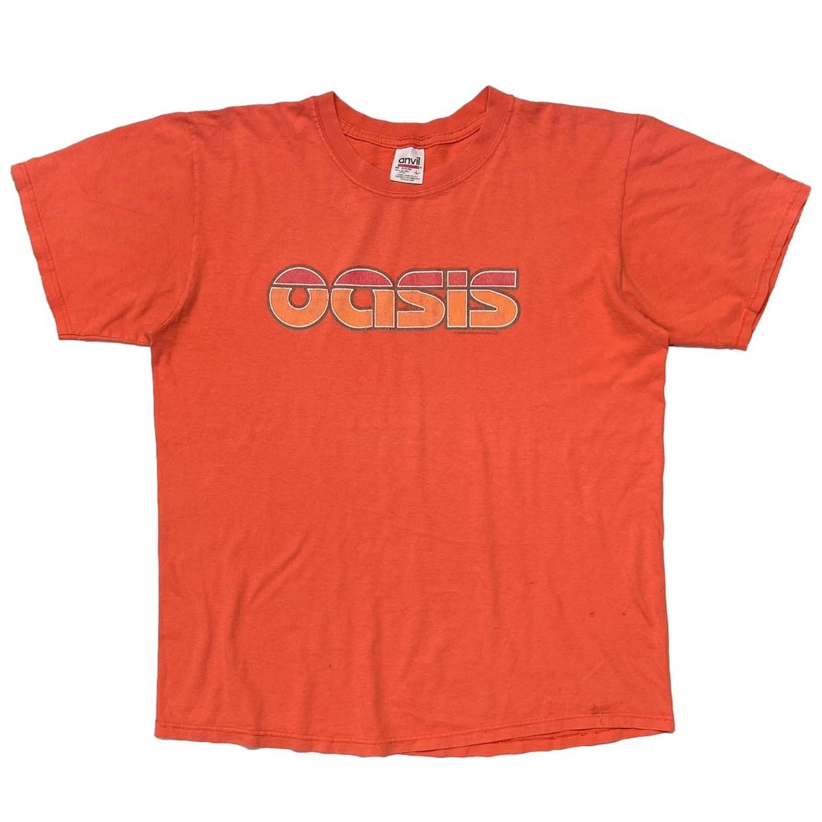 oasis standing on the shoulder of giants ORANGE anvil LARGE 9599