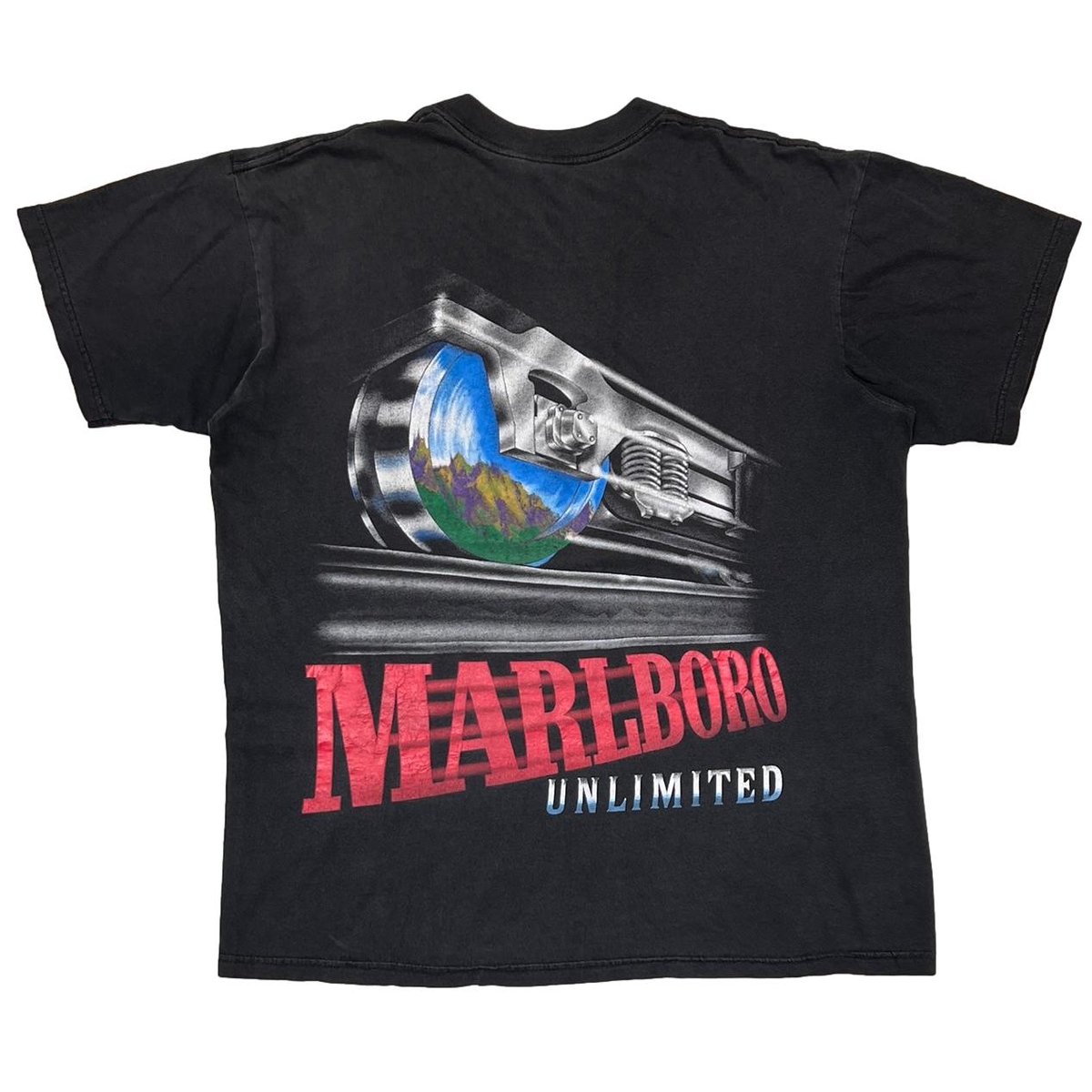 Marlboro RAILROAD POCKET TEE FITS XL 4281