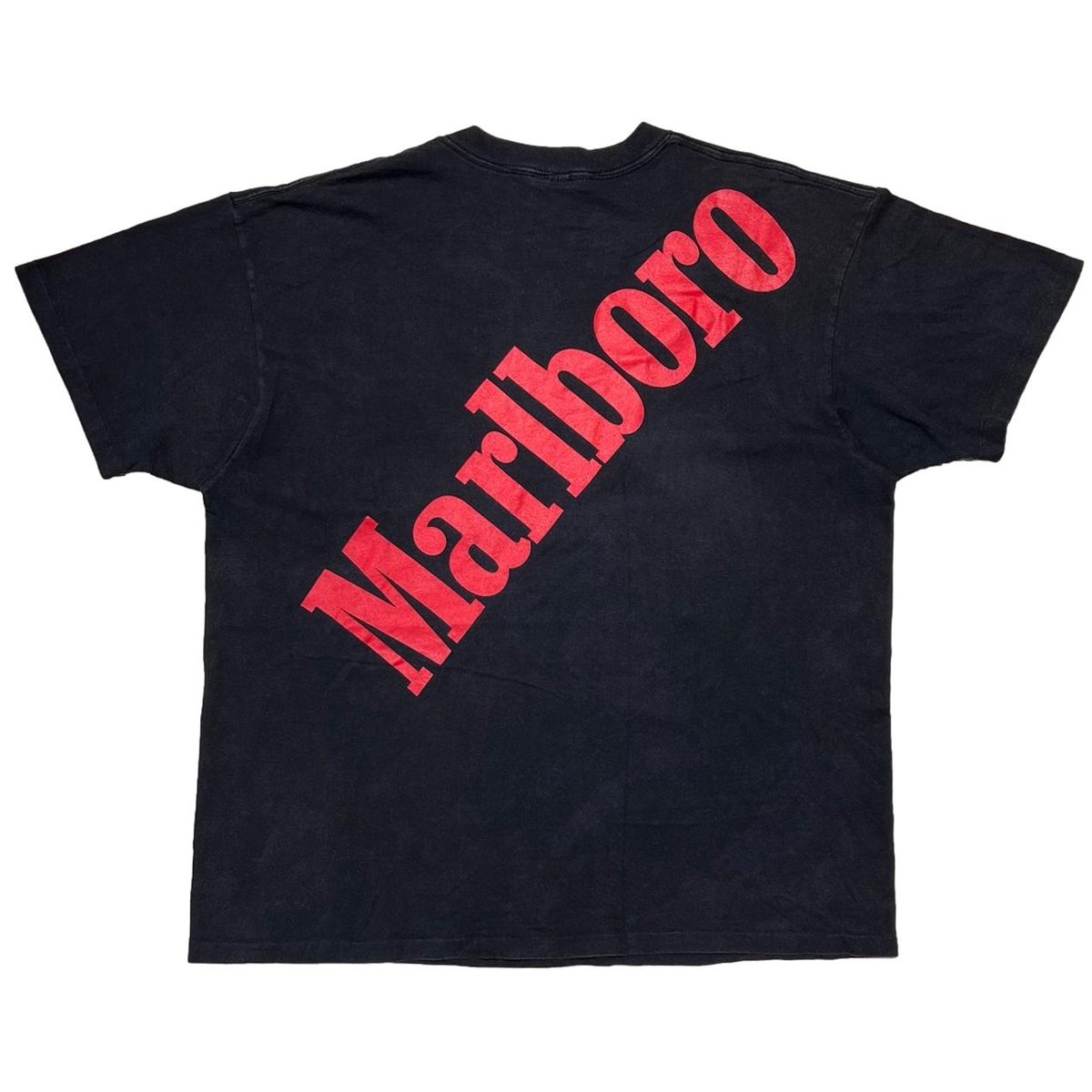 Marlboro HUGE LOGO POCKET TEE BLACK DELTA XL 0545