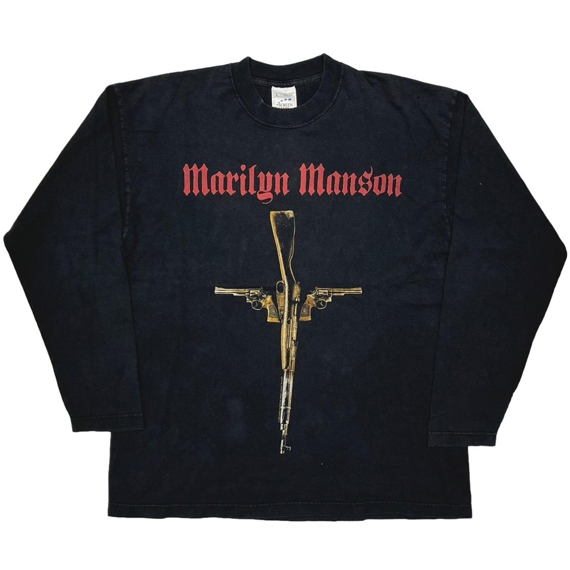 MARILYN MANSON GUNS GOD GOVERNMENT LS EURO SCREEN STARS LARGE 4257