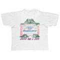 Budweiser JUMP ON A BUD FROGS & LABEL WHITE FITS XL-XXL 1863