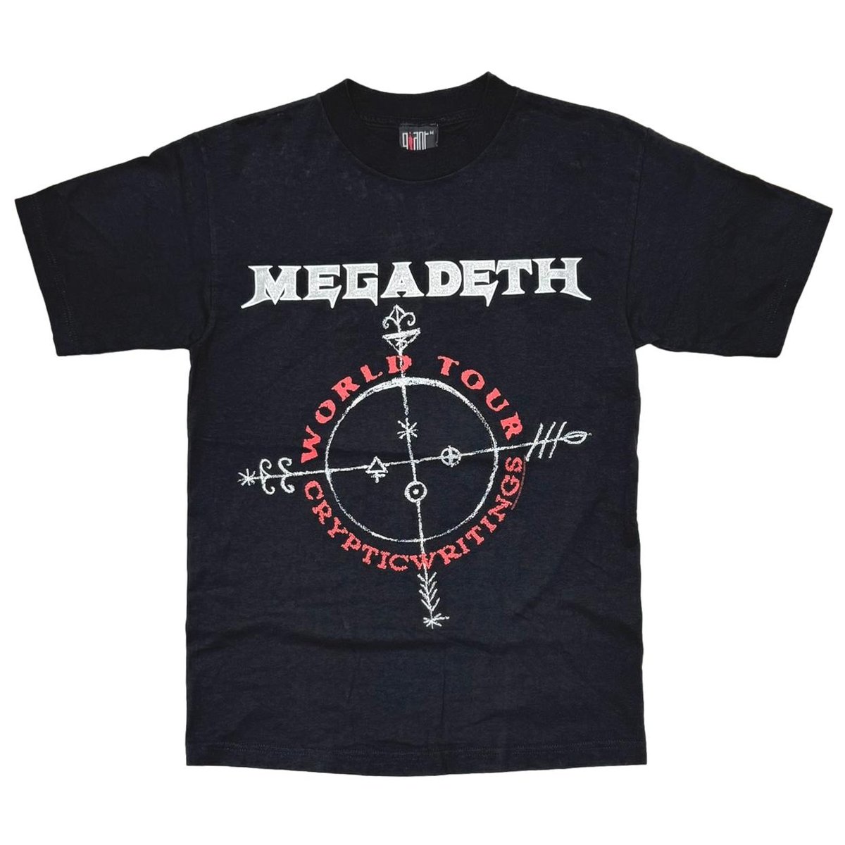 MEGADETH CRYPTIC WRITINGS WORLD TOUR giant MEDIUM 0461