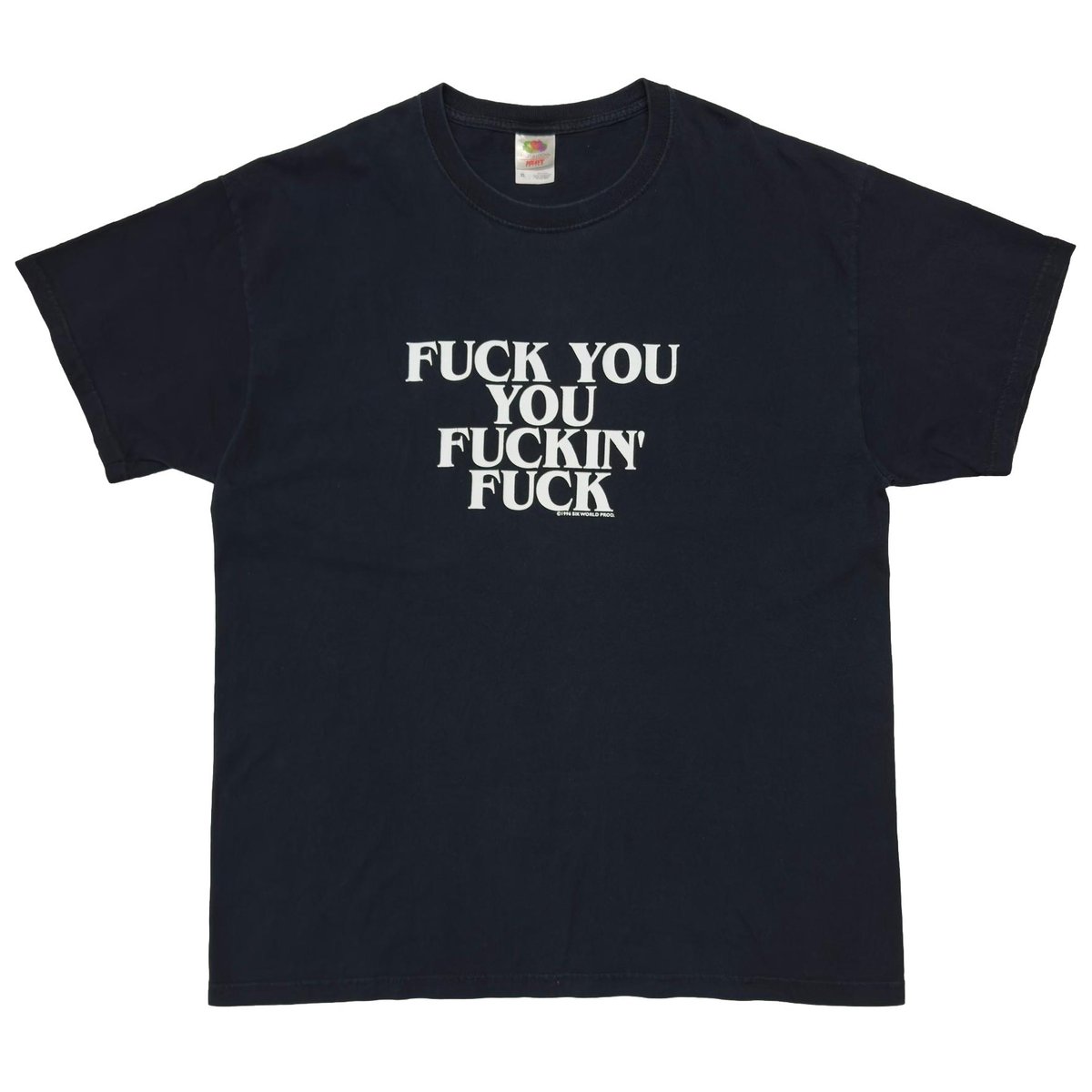 OLD&VINTAGE FUCK YOU YOU FUCKING FUCK FRUIT OF THE LOOM XL 1391
